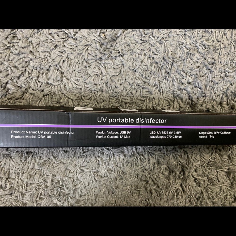 Uv portable desinfector
